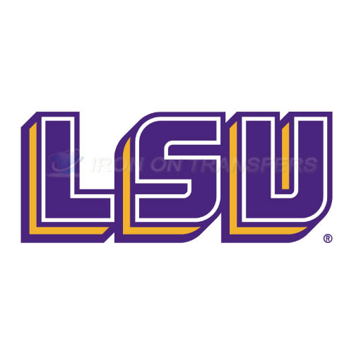 LSU Tigers Logo T-shirts Iron On Transfers N4919